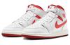 Jordan 1 Mid SE White Dune Red GS FJ3464-160