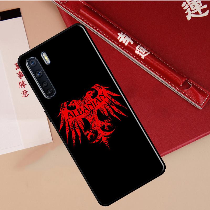 

Albania Flag Eagle Case For Oppo A80 A58 A5 Pro A15 A16 A17 A57 A77 A94 A74 A54 A76 A96 A40 A60 A18 A38 A78 A98 OPPO A91