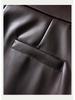 Women's High Waist Slimming PU Leather Flare Pants - Autumn/Winter 2024