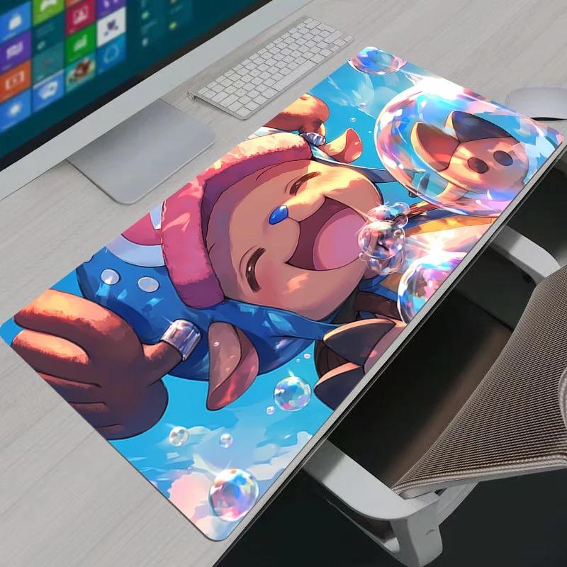 Large Mouse Pad Office One Piece Tony Tony Chopper Computer Desk Mat Table Keyboard Laptop Carpet Accessories Gaming Mousepad