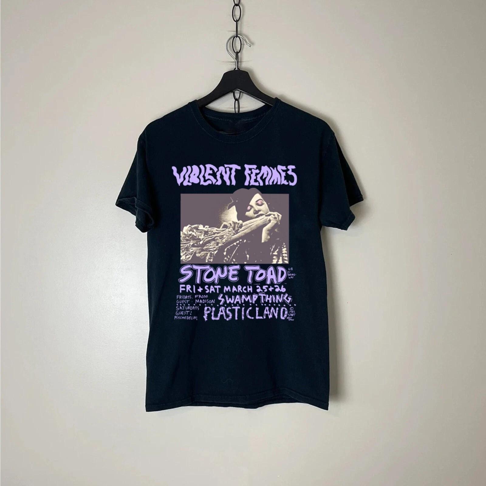 Men s and Women s T-shirts Hot Violent Femmes Shirt Gift Funny Black S-4XL Tee C977 L