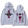 Adela ADLA Meme Print Hoodie Men Women Double Side Unisex Tops Long Sleeve Oversized Fleece Casual Tracksuit Streetwear Clothes