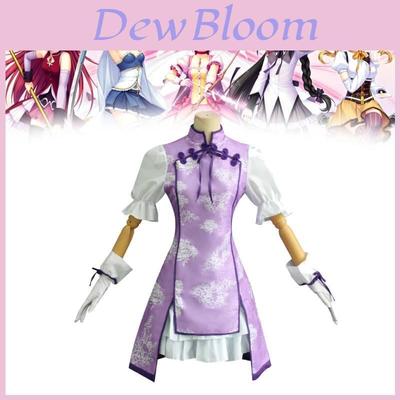 Puella Magi Madoka Magica Akemi Homura Cosplay Kostüm Polyester Kimono Für Anime Rollenspiel