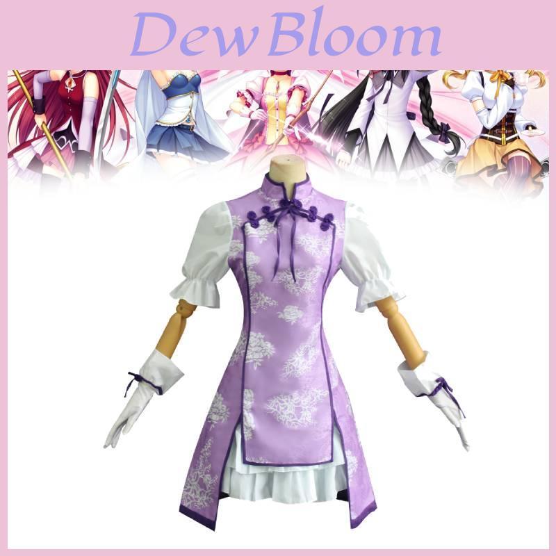 Puella Magi Madoka Magica Akemi Homura Cosplay Kostüm Polyester Kimono Für Anime Rollenspiel