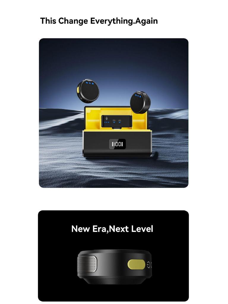 Professional Wireless Lapel Microphone with HD Noise Reduction for Live Streaming and Short Video Recording