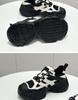 Korean Street-Style Trendy Dad Shoes: 2025 Spring Breathable Versatile Net Red Hiking & Casual Sports Shoes for Women