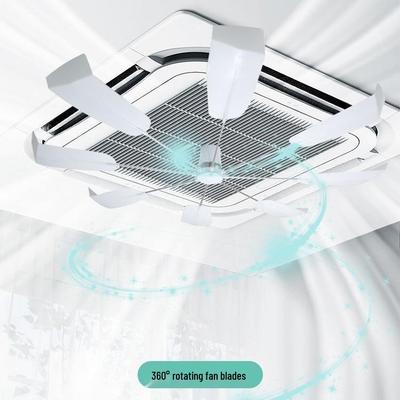 Ceiling-Mounted Universal Air Conditioner Deflector Fan - Anti-Direct Blowing, No Installation Required