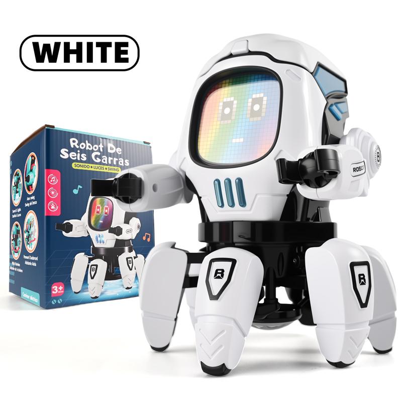 6 Claws Robot Dance Music Early Educational Toys For Children Interactive Electronic Robot Birthday Gifts for Kids Boys Girls