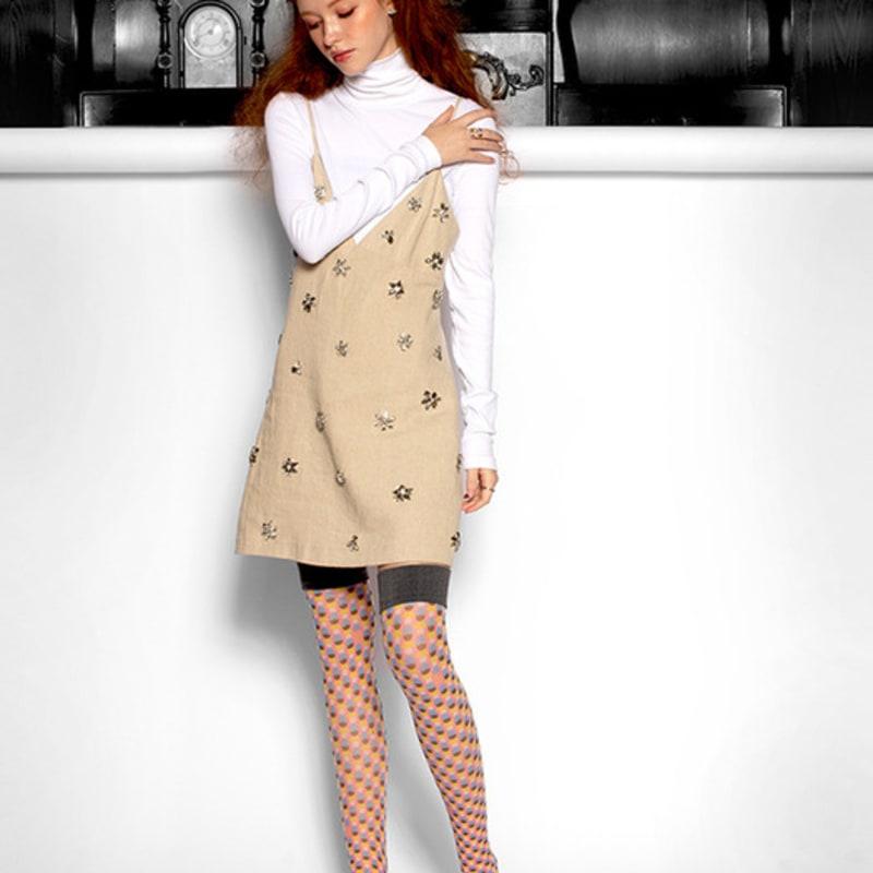 Romantic tiger Opal knee high stockings