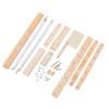 Needlework Table and Lap Embroidery Stand Wood Frame Holder Adjustable Rack for Home Studio S