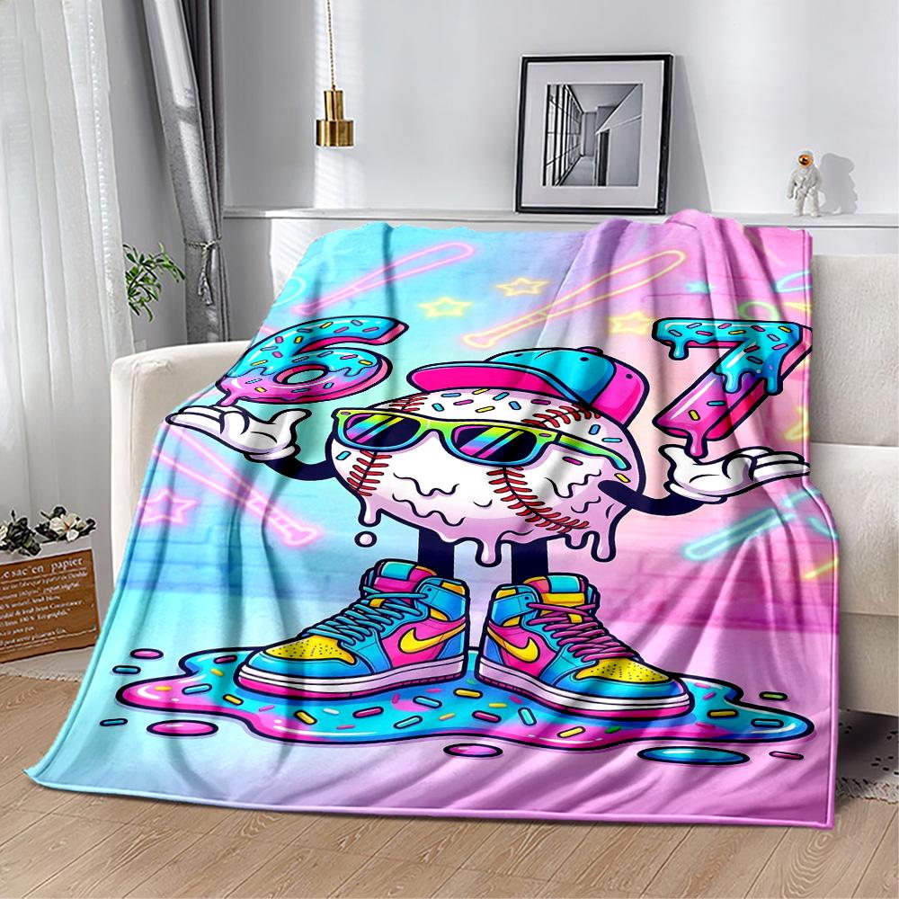 Sixty-seven Blanket,Suitable for sofas, offices, travel, living rooms, Gifts to relatives and friends, Blanket,Suitable for all seasons.