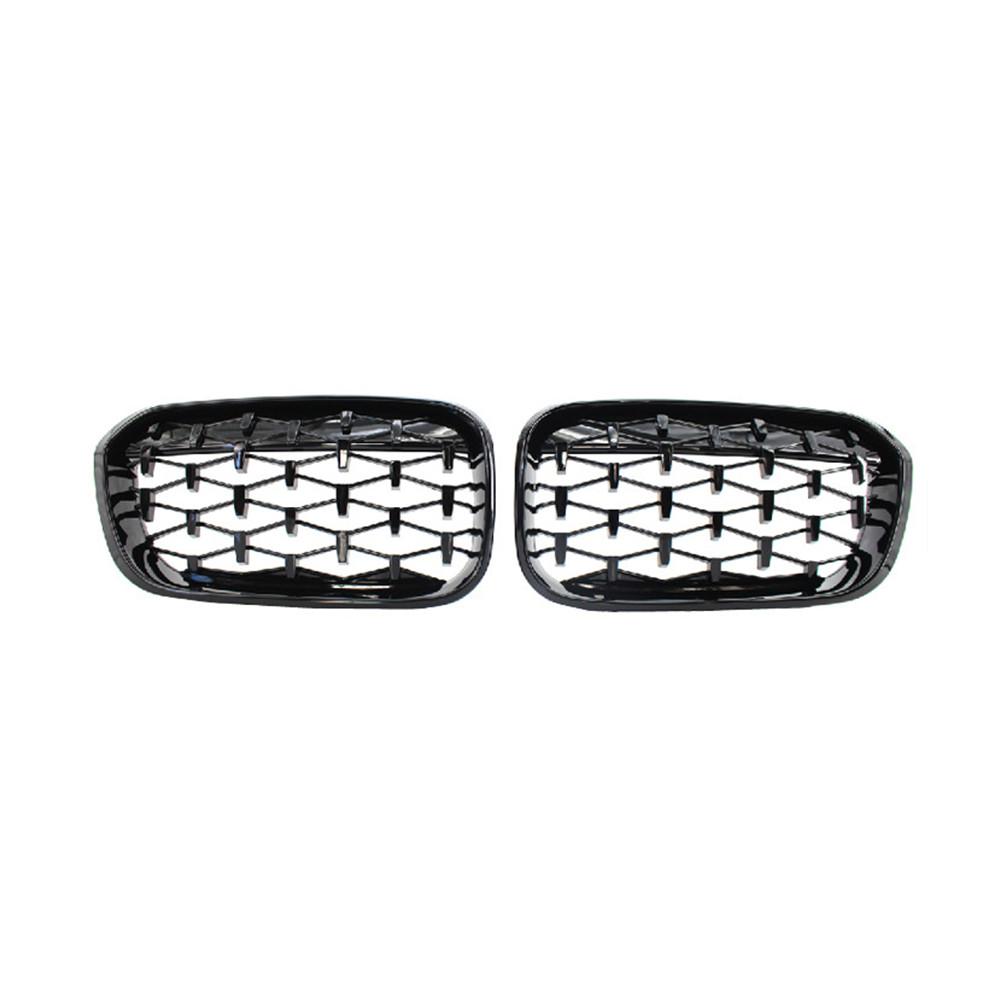 For BMW 1 Series F20 F21 2015- Facelift Front Hood Kidney Bumper Racing Grille Mesh Grill Car Replacement Accessories