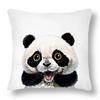 Cartoon Animal Panda Lion Pattern Cushion Cover Pillowcase Home Bedroom Living Room Sofa Car Decorative