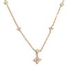 Yhpup 2026 Stainless Steel Cubic Zirconia Chic Flower Necklace High Quality PVD Plated Delicate Summer Daily Collar Jewelry Gift