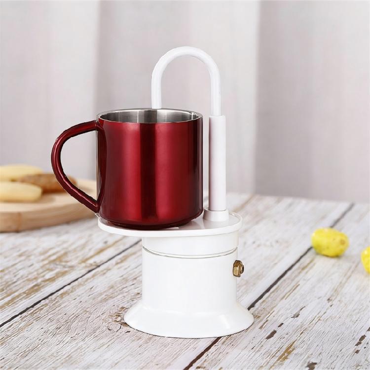 Portable Aluminum Coffee Pots 50Ml Stovetop Coffee Maker Perfect For Single Coffee Lover And Convenient Space