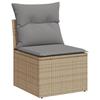 VidaXL Garden Lounge Set with Cushions 10 Pcs, Patio Sofas, Patio Furniture Set, Outdoor Furniture, Beige 3223048