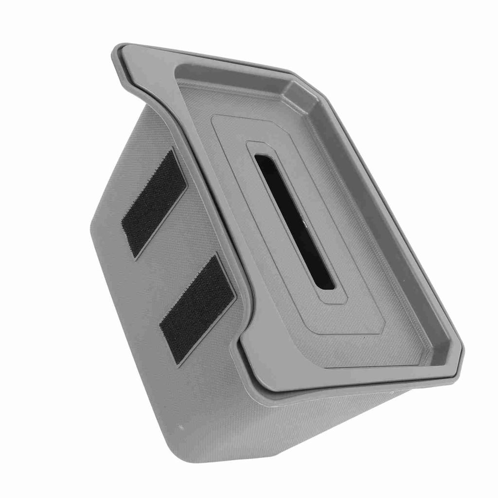 Car Rear Storage Box Large Capacity Slip Resistant Row Seat Organizer Container Replacement For Tesla Model Y Grey