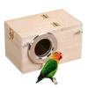 Wooden Bird Cage Nesting Box Breeding Hatching Nest for Parakeet Budgies Cocktail Finch Lovebird Parrot Birdhouse