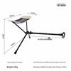 Outdoor Folding Moon Chair Footrest