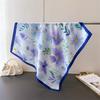 Spring and floral print silk 70cm square scarf shawl versatile high-end tie scarf neck kerchief women's scarf shawl