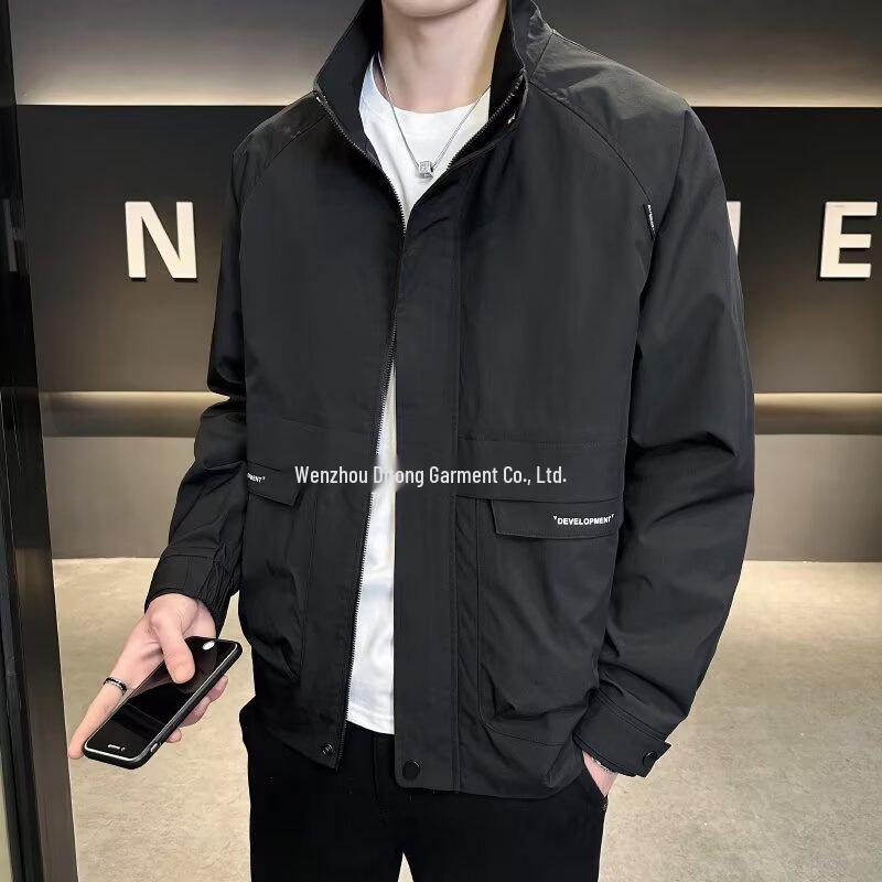 2025 Trendige Lässige Arbeitsjacke für Herren mit Stehkragen - Frühjahrs-/Herbstkollektion