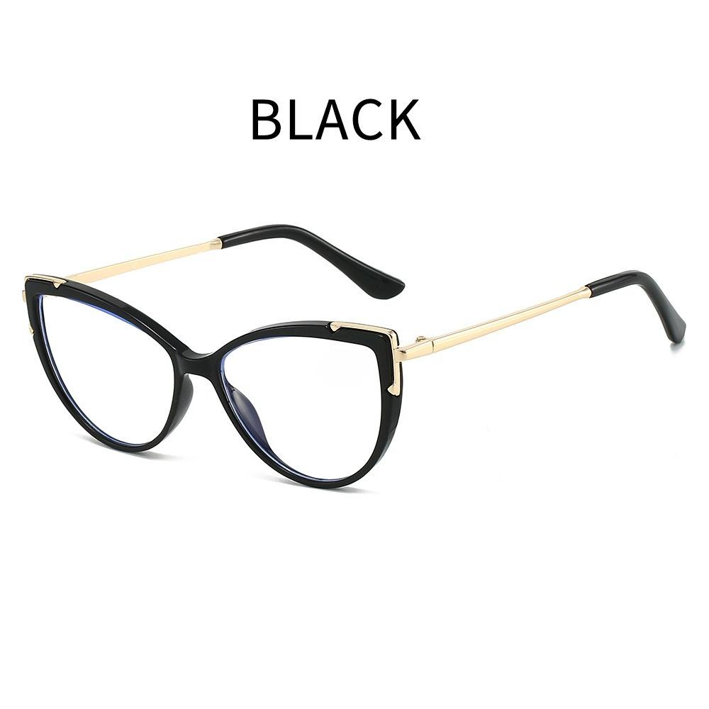 Neue Vintage Cat Eye Lesebrille Unisex Ultraleichter Metallrahmen Blaulichtfilter Presbyopie Brille Damen Beliebte Brillen