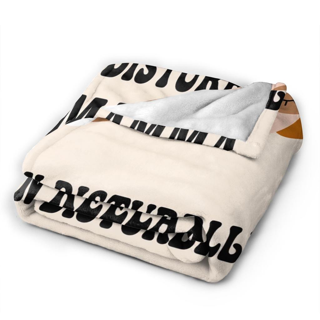 Grandpa Tv Sleeping Blanket Soft Comfortable Plush Throw Blanket For Bedroom Travel Office Flannel Bedspread Bed Cover