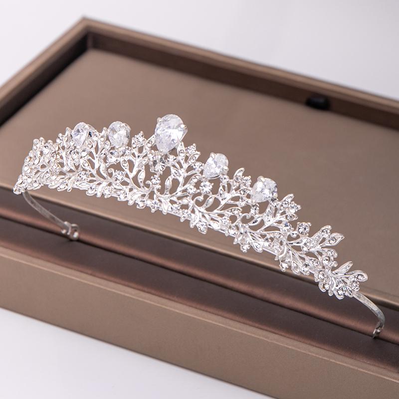 Crown Tiaras Crowns and Wedding Bridal Pageant Birthday Kids Crystal Bride Gold Woman Tiara