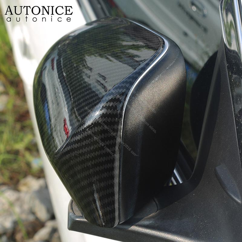 2pc Carbon Fiber Color Rearview Mirrors Cover Fit for Toyota Camry 2012 2013 2014 2015 2016 2017