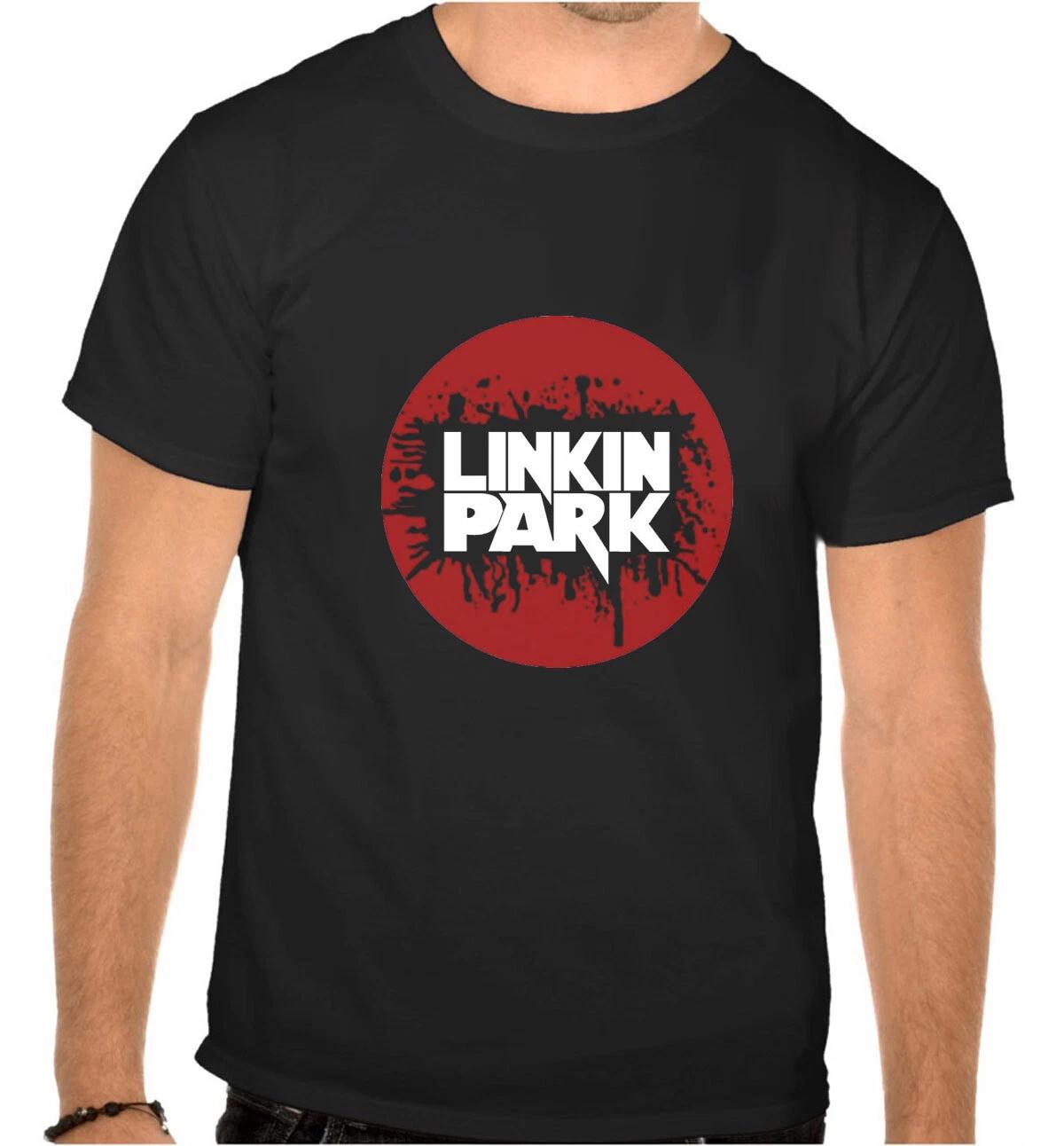 Linkin Park Rock Music Logo Black T-Shirt -1177 XXL