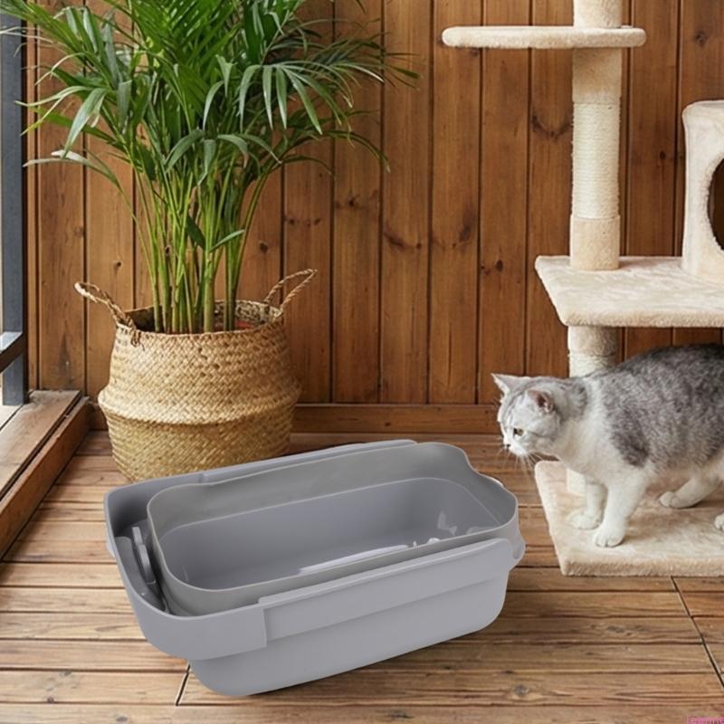 Selfcleaning Cats Litter Box Accessories For Automatic Cats Litter Box Stable Construction And Efficient Easy To Change