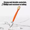 Fruit Scraper Spoon Double Head Baby Spoon, Silicone Feeding with Serrated Stainless Spoons Steel Scraper, Hygienic Infant Tool, for Puree Safe