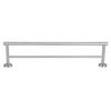 Stainless Steel Brushed Double Towel Bars Wall Mounted Towel Rack Organizer for Bathroom