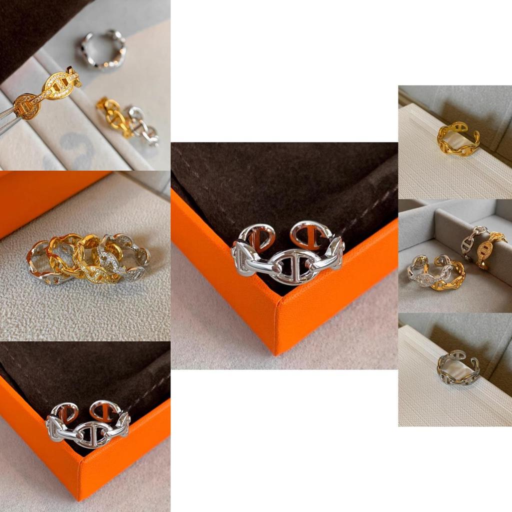 Modischer Verstellbarer Kupferring mit Luxuriösen Strasssteinen für Damen