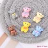 Adorable Teddy Bear Resin Accessories for DIY Phone Cases, Hair Clips, Water Bottles, Keychains, and Creative Crafting.
