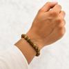 8mm Natural Yellow Star Tiger Eye Gemstone Beads Jewelry Handmade Charm Bracelet 7.5" For Thanksgiving Gift CSB-25