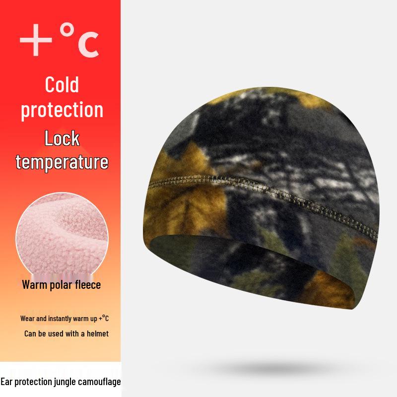 Thick Fleece Ear-Protective Winter Motorcycle Helmet Liner