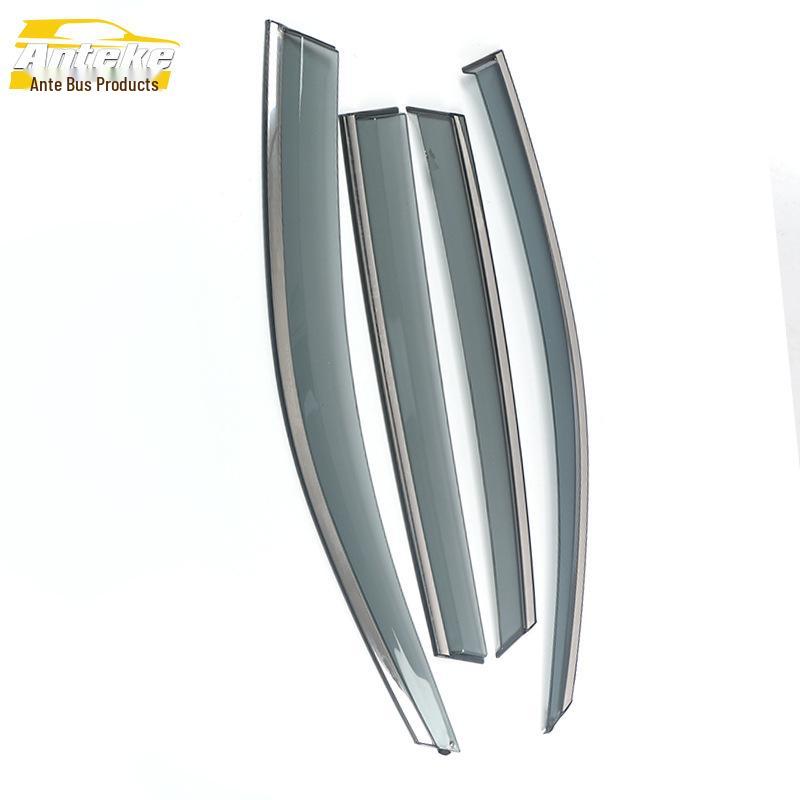 BAIC Senova X65 3D Stainless Steel Rain Deflectors with Bright Strips