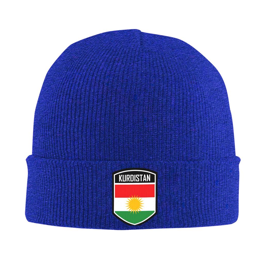 Kurdistan Flag Beanie Hats Bonnet Hats Men Women Street Gym Knit Hat Winter Design Thermal Elastic Caps