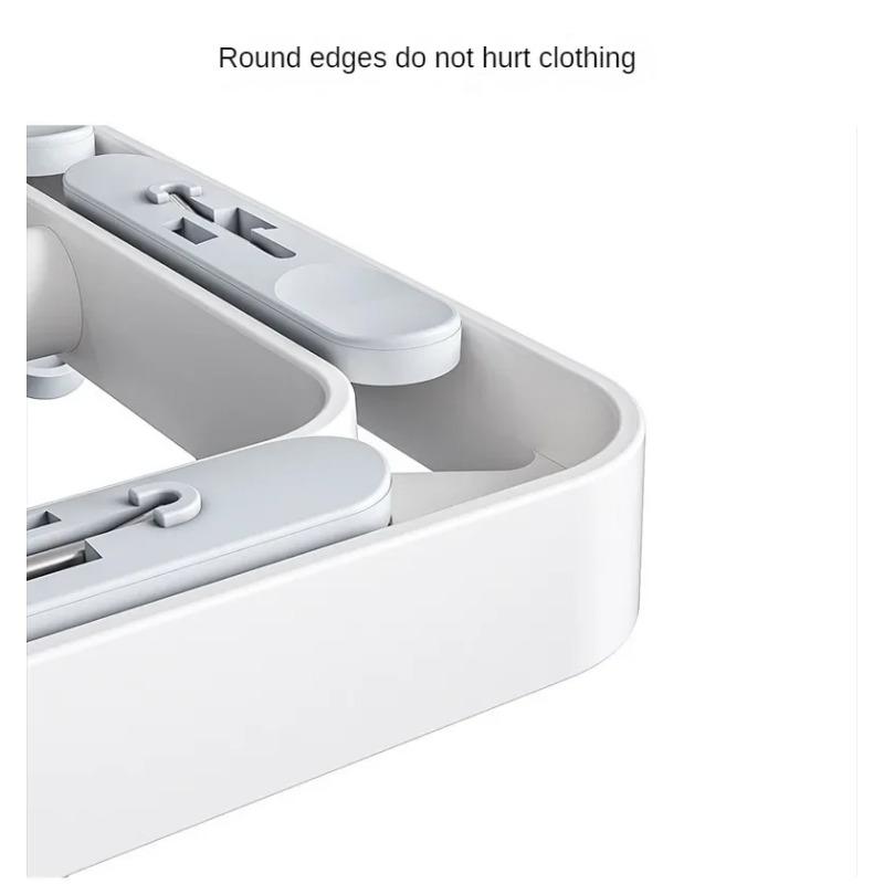 1PACK Folding Clothes Racks Wall Mounted Drying Clip Windproof Clip Clothing Rack Hanger Household Sock Drying Clothes Clotheslines