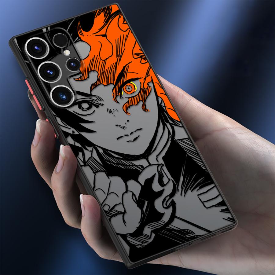Anime D-emon Cartoon S-layer Funda Back Phone Cover Case for Samsung Galaxy S26 S24 Plus S25 Ultra S22 Note 20 Ultra 10+ S21 S20