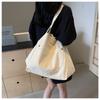 Women Fashion Large Capacity Canvas Tote Shoulder Bag For Daily Commute And School