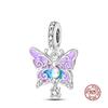 Charm Copper Fit 3Mm Original Bracelet Necklace Womens Bouquet & Butterfly Charm Bead Diy Fine Jewelry Gift New