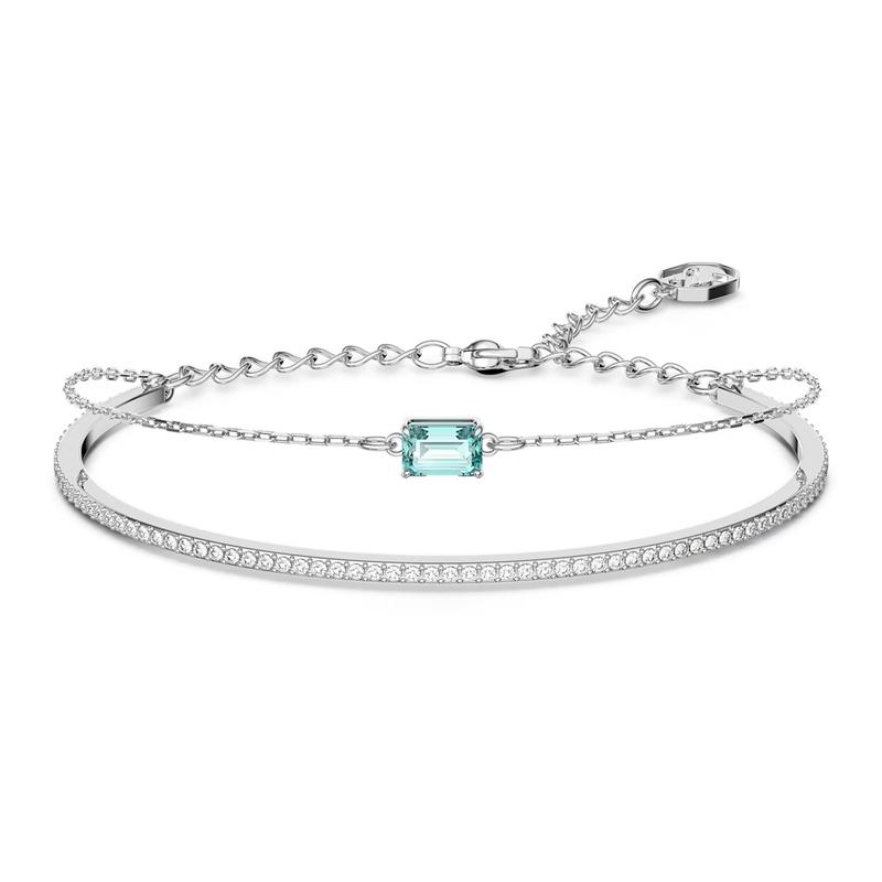 Swarovski Millenia Fashion Octagon Cut Rhodium Plated Bracelet Women s 5640294