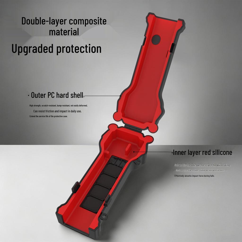 Drop-Proof Storage Box for DJI Pocket 4 Accessories with Magnetic Filter and Silicone Case Compatibility