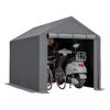 Multifunctional Equipment House Dark Grey Bicycle Garage, Garden House, Tool Tent, Storage Tent – 296x190x200cm