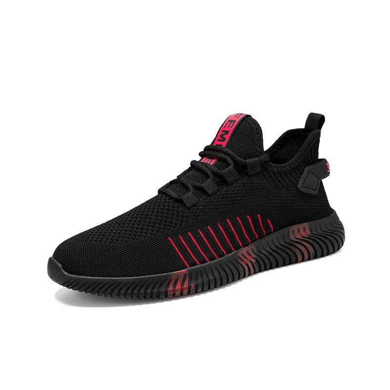 Brand Men Sneakers Lace-up Mesh Men Casual Shoes Fashion Lightweight Walking Shoes Comfortable Men Running Shoes Tenis Masculino