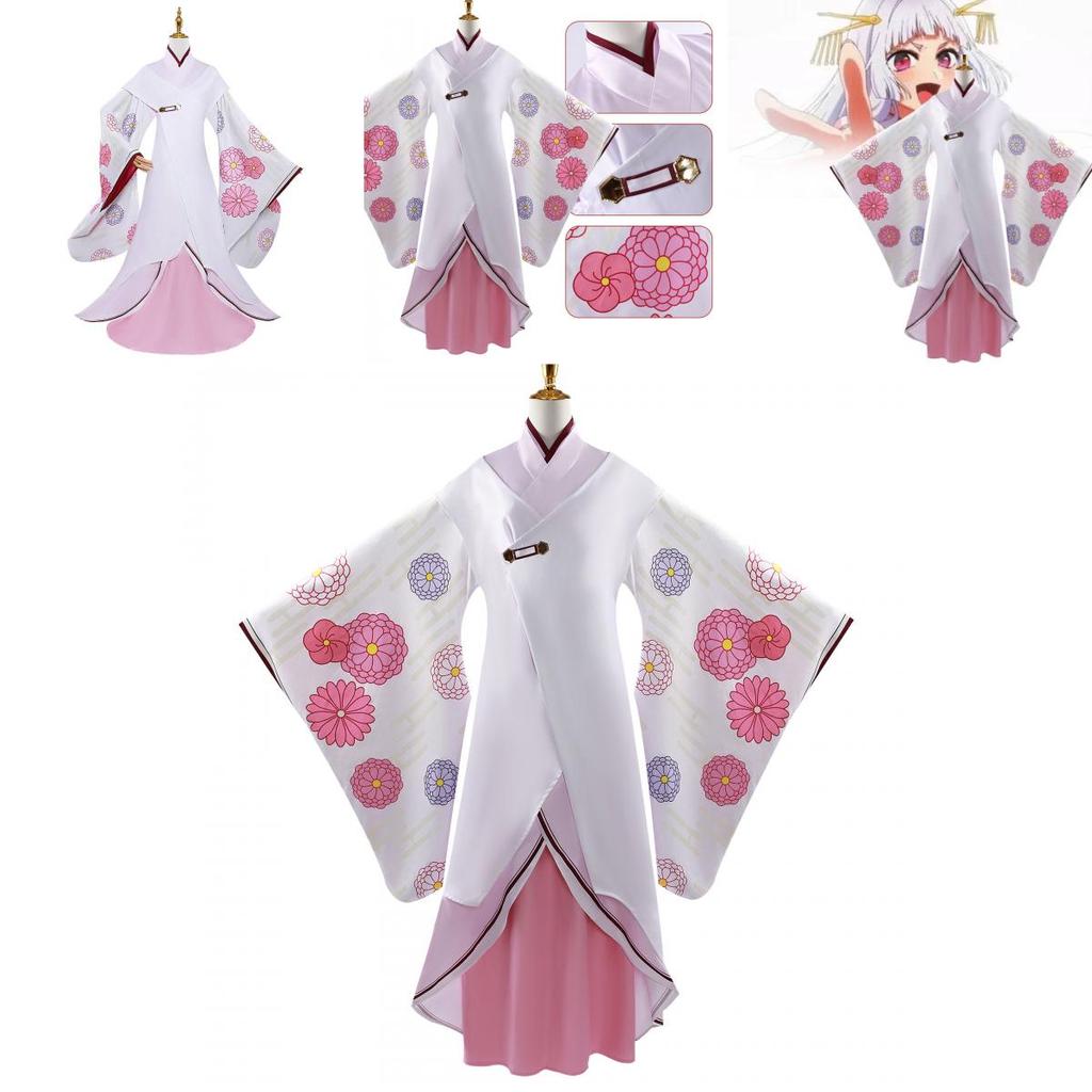 Charming Game Character Roleplay Costume For Children Inspired By Shakihime And Akua With Cute Accessories