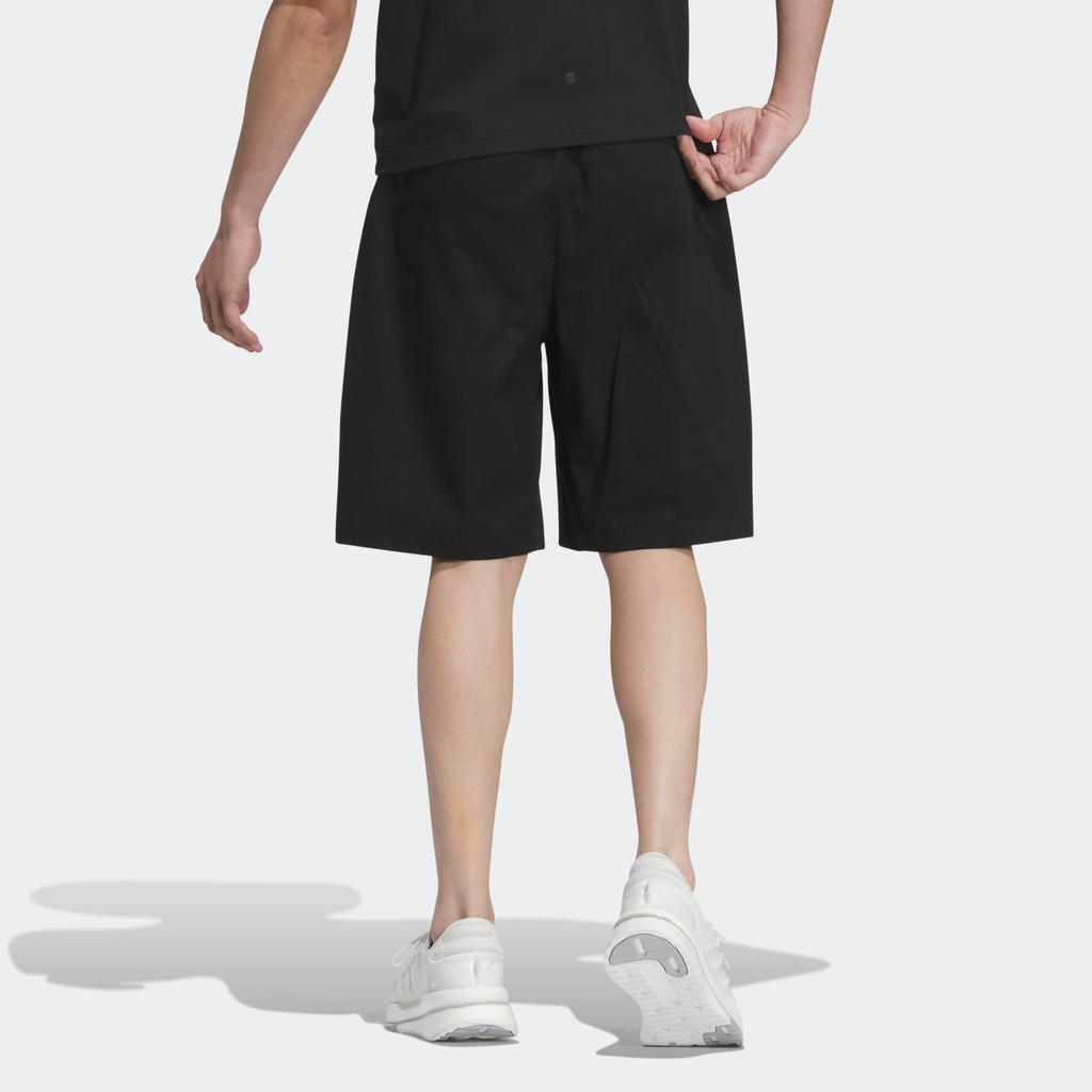 Adidas Graphic Woven Shorts With Embroidered Letter Details Men Shorts Black IA8157