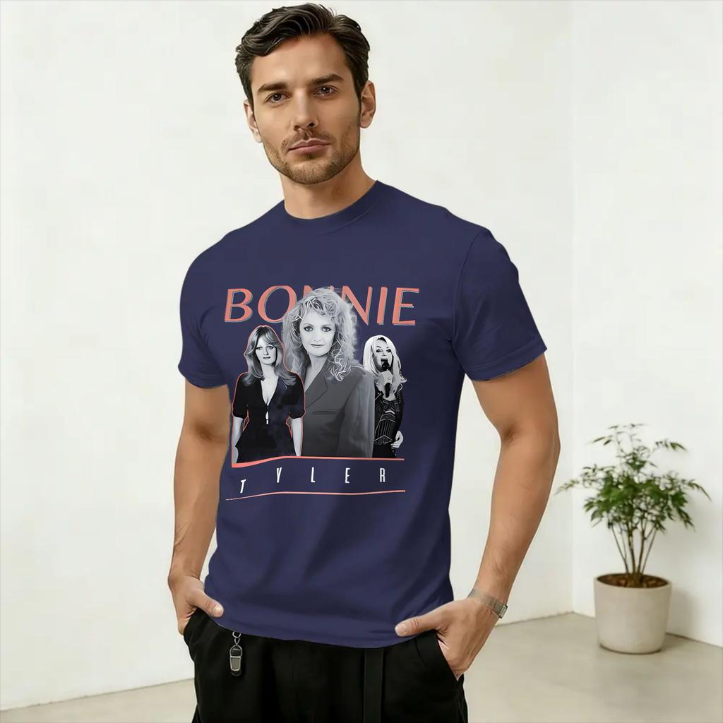 Forever Bonnie Tyler 1951 to 2026 T Shirts for Unisex Cotton Fashion T-Shirt Crew Neck Tee Shirt Short Sleeve Clothes New Arrival